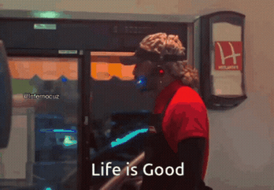 Man's Face With Noo00000 GIF