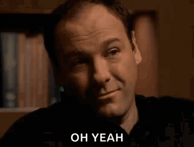 Man's Face With Oh Yeah GIF