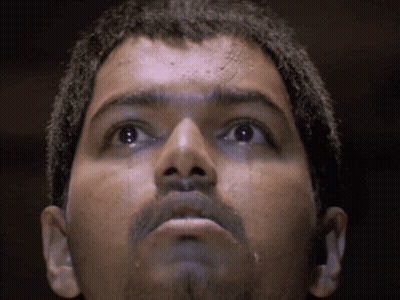 Man's Face With Tear GIF