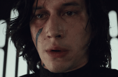 Man's Face With Tear Running Down GIF