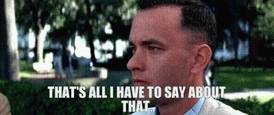 Man's Face With That's All I Have To Say GIF
