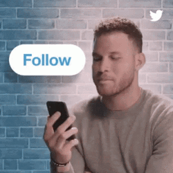 Man's Follow Up Smile GIF