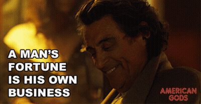 Man's Fortune Is His Own Business GIF