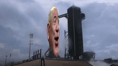 Man's Head in Front of Black Building