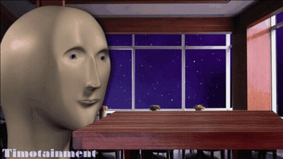Man's Head In Front Of Timotainment Table GIF
