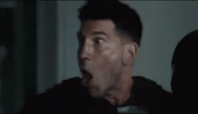 Man's Open Mouth In Dark Room GIF