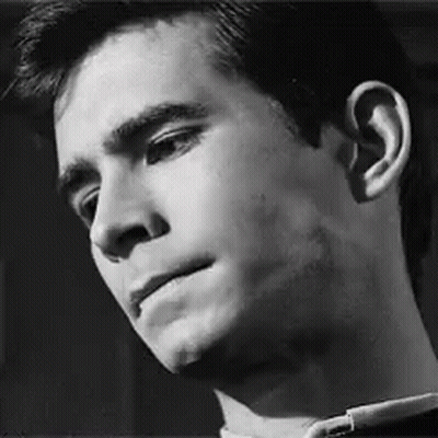 Man's Serious Face Close Up GIF