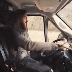 Man's Truck Crazy Driving GIF