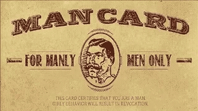 Man's Vote Card With Sailor Picture GIF