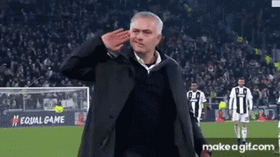 Man Saluting On Soccer Field With Equal Game Sign GIF