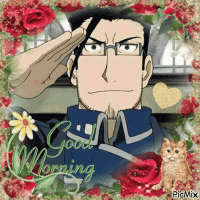 Man Saluting Saying Good Morning GIF