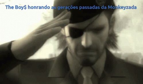 Man Saluting With The Boys Honrando GIF