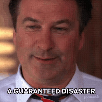 Man Saying A Guaranteed Disaster GIF