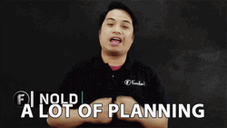 Man Saying A Lot Of Planning GIF