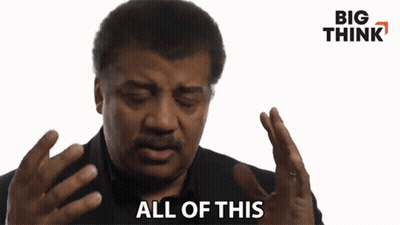 Man Saying All This With Hands In Air GIF