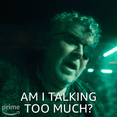 Man Saying Am I Talking Too Much GIF