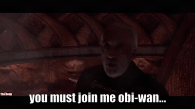 Man Saying And Together We Will Destroy The Sith GIF