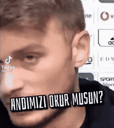 Man Saying Andimizi Okur Musun GIF