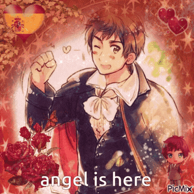 Man Saying Angel Is Here GIF