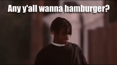 Man Saying Any Y'all Wanna Hamburger GIF