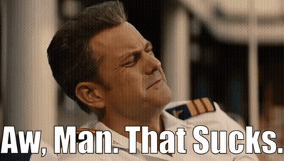 Man Saying Aw Man That Sucks In Front Of Picture GIF