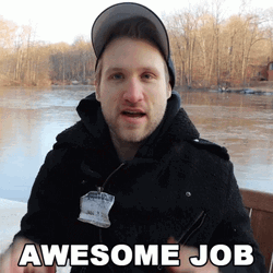 Man Saying Awesome Job GIF