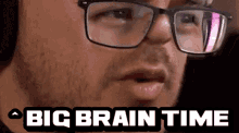 Man Saying Big Big Brain Time GIF