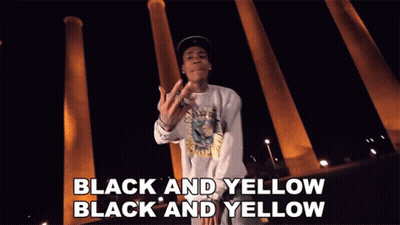 Man Saying Black And Yellow Black And Yellow GIF