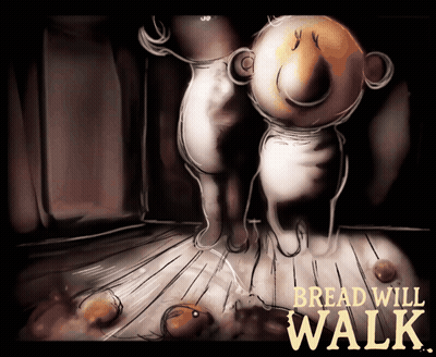 Man Saying Bread Will Walk On It GIF