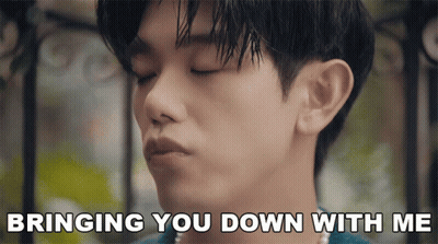 Man Saying Bringing You Down With Me GIF