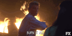 Man Saying Burn It GIF