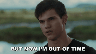 Man Saying But Now I'm Out Of Time GIF