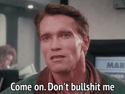 Man Saying Come On Don't Bullshit Me GIF