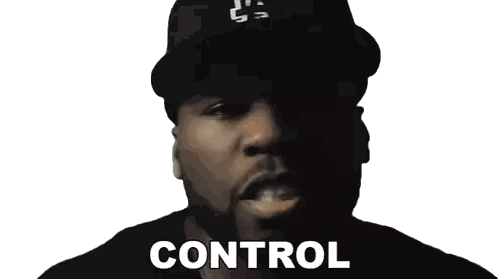 Man Saying Control Sticker