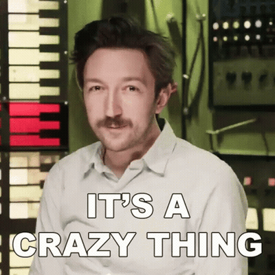 Man Saying Crazy Thing At Piano GIF