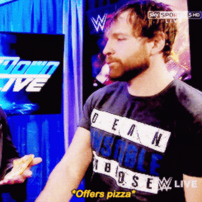 Man Saying Dean Sible Offers Pizza GIF