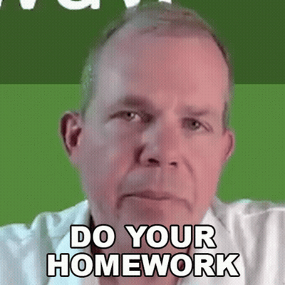 Man Saying Do Your Homework GIF
