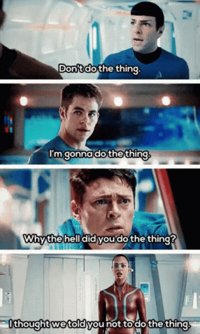 Man Saying Don't Do The Thing GIF