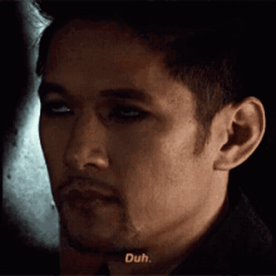 Man Saying Duh GIF
