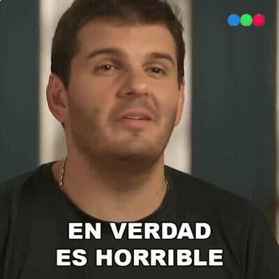 Man Saying En Verdad Es Horrible GIF