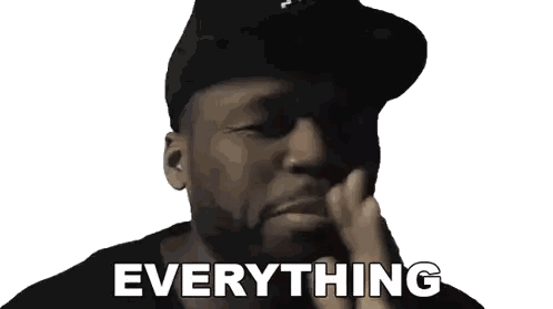 Man Saying Everything Sticker