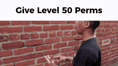 Man Saying Give Level 50 Permits GIF