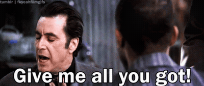 Man Saying Give Me All You Got GIF