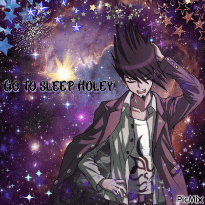 Man Saying Go To Sleep Holey GIF