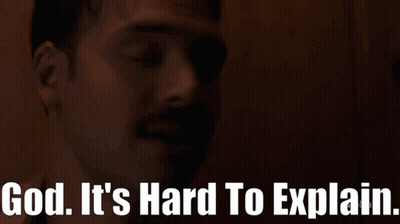 Man Saying God It's Hard To Explain GIF