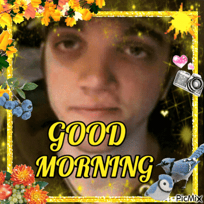 Man Saying Good Morning GIF