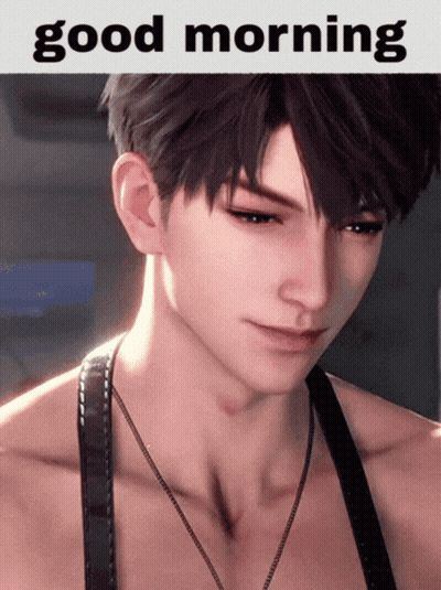 Man Saying Good Morning GIF
