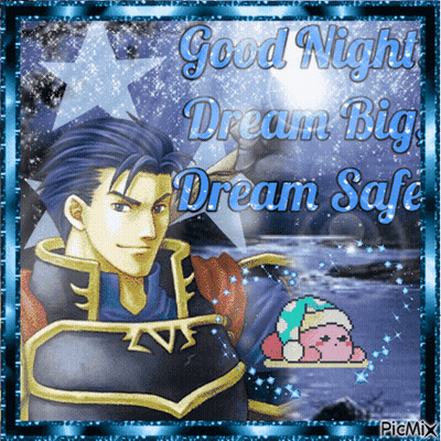 Man Saying Good Night Dream Big Dream Safe
