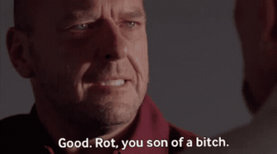 Man Saying Good Rot You Son Of A Bitch GIF