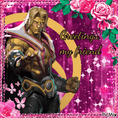 Man Saying Greetings My Friend GIF